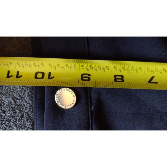 Marc New York Women's Size 4 Stretch Jeggings Black Pants Wide Button up+ Zip - Picture 11 of 13